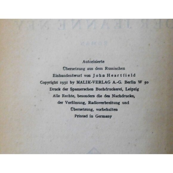 Die Liebe Der Jeanne Ney by Ilja Ehrenburg German Ed 1931 The Love of Jeanne Ney - Picture 7 of 9